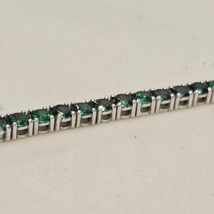 دستبند تنیسی سنگ رنگی D01490